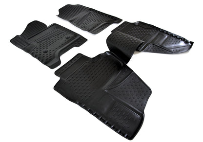 Covorase din cauciuc tip tavita Premium, Chevrolet Silverado, 2014-2019