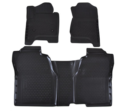 Covorase din cauciuc tip tavita Premium, Chevrolet Silverado, 2014-2019