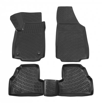 Covorase din cauciuc tip tavita Premium, Chevrolet Trax, 2012-