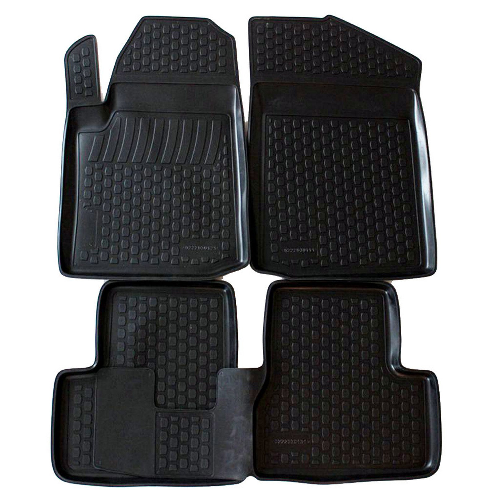 Covorase din cauciuc tip tavita Premium, Citroen C3, 2002-2009