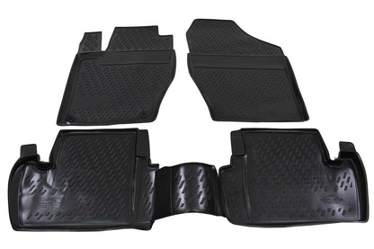 Covorase din cauciuc tip tavita Premium, Citroen C4, hatchback, 2010-2018