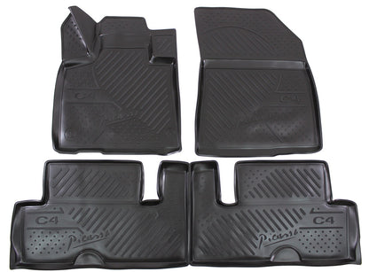 Covorase din cauciuc tip tavita Premium, Citroen C4 Picasso, multivan, 2013-2018