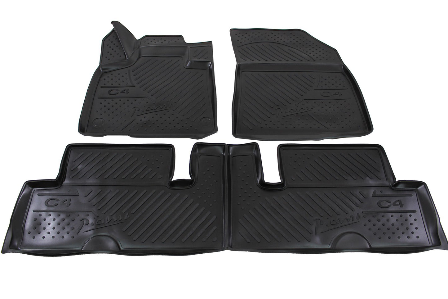 Covorase din cauciuc tip tavita Premium, Citroen C4 Picasso, multivan, 2013-2018