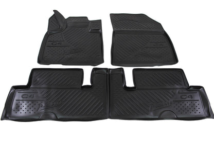 Covorase din cauciuc tip tavita Premium, Citroen C4 Picasso, multivan, 2013-2018