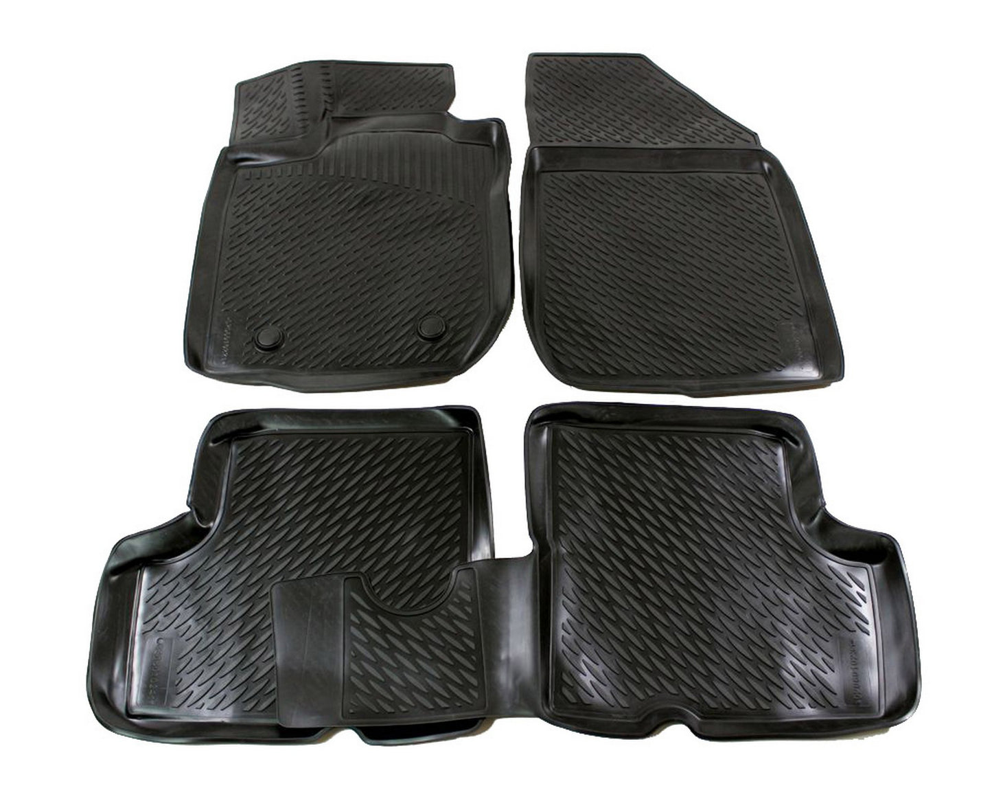 Covorase din cauciuc tip tavita Premium, Dacia Logan, 2004-2012