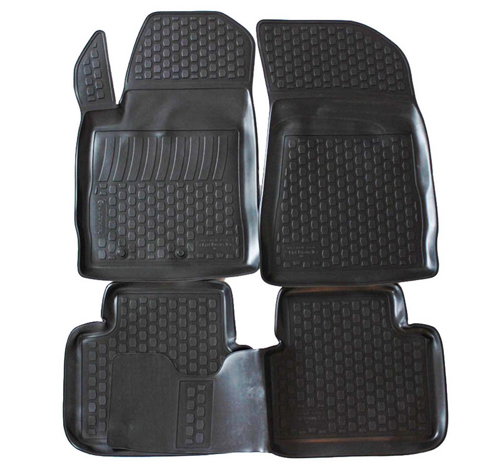 Covorase din cauciuc tip tavita Premium, Fiat Bravo, hatchback, 2007-2014