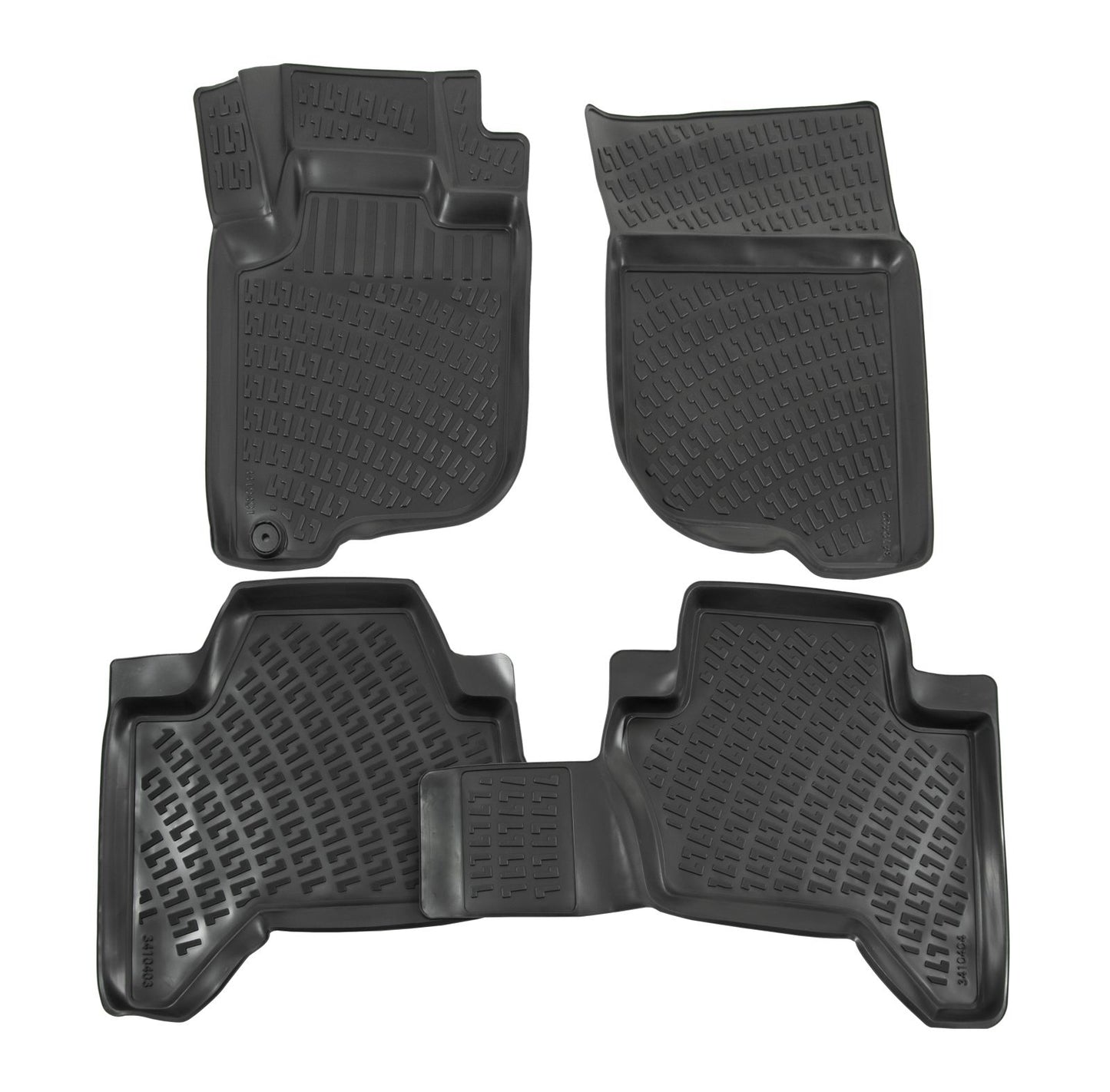 Covorase din cauciuc tip tavita Premium, Fiat Fullback, 2016-2019