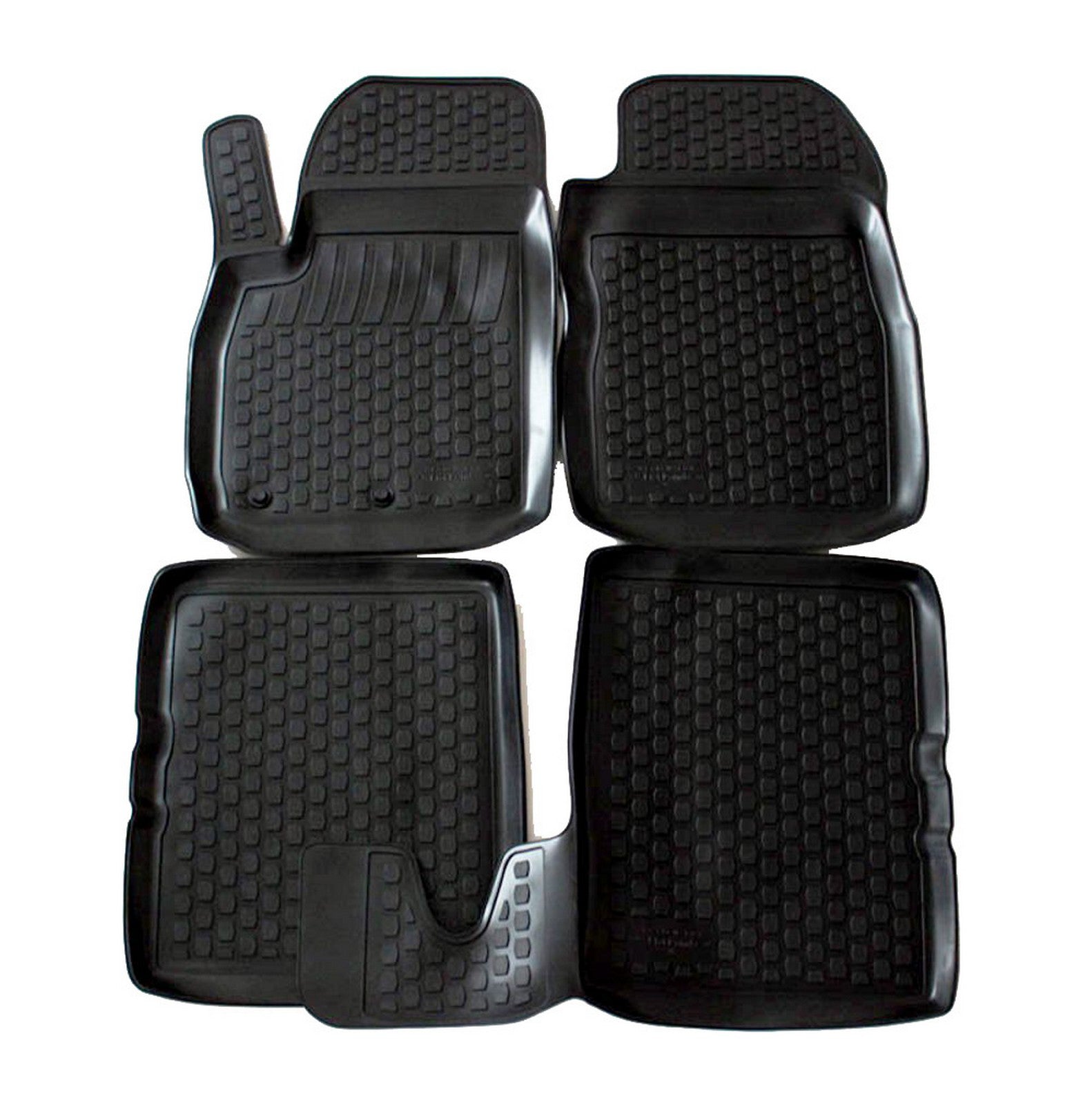 Covorase din cauciuc tip tavita Premium, Fiat Panda, 2003-2012