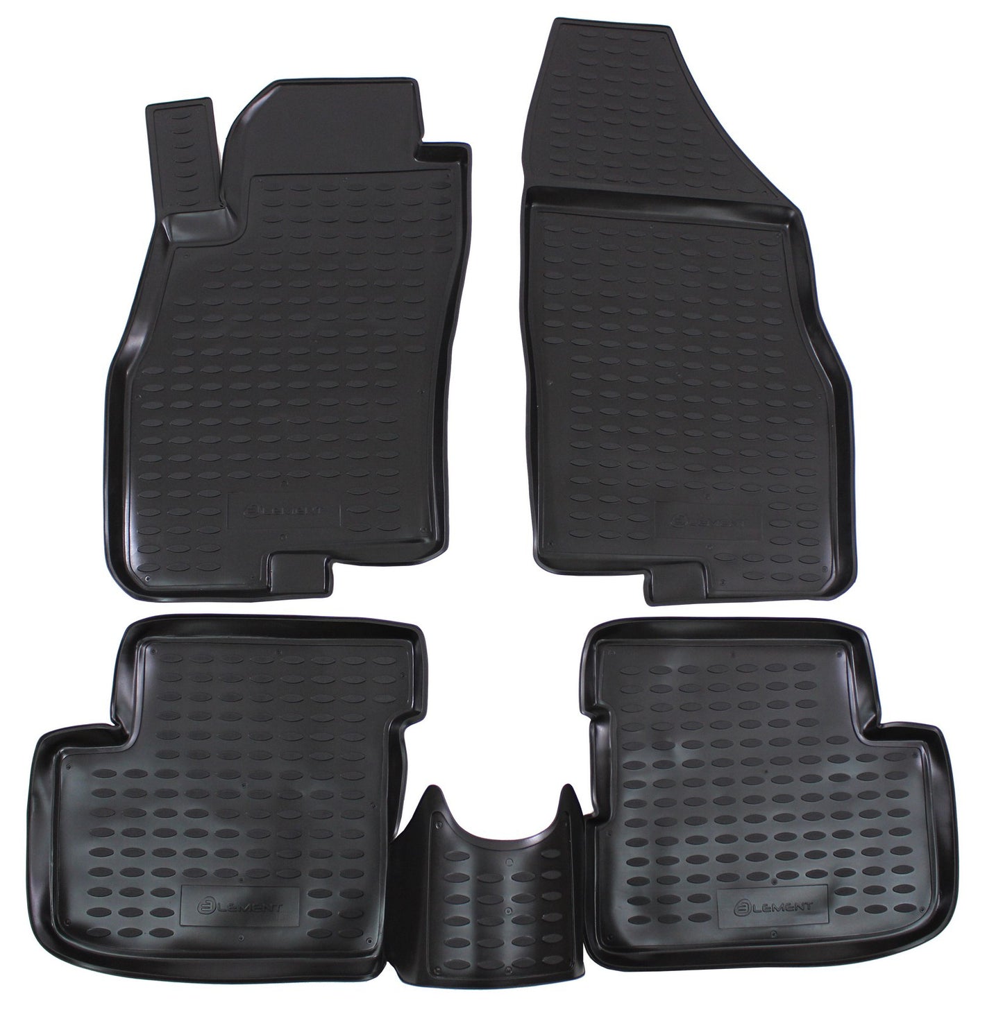 Covorase din cauciuc tip tavita Premium, Fiat Punto, 2005-2018