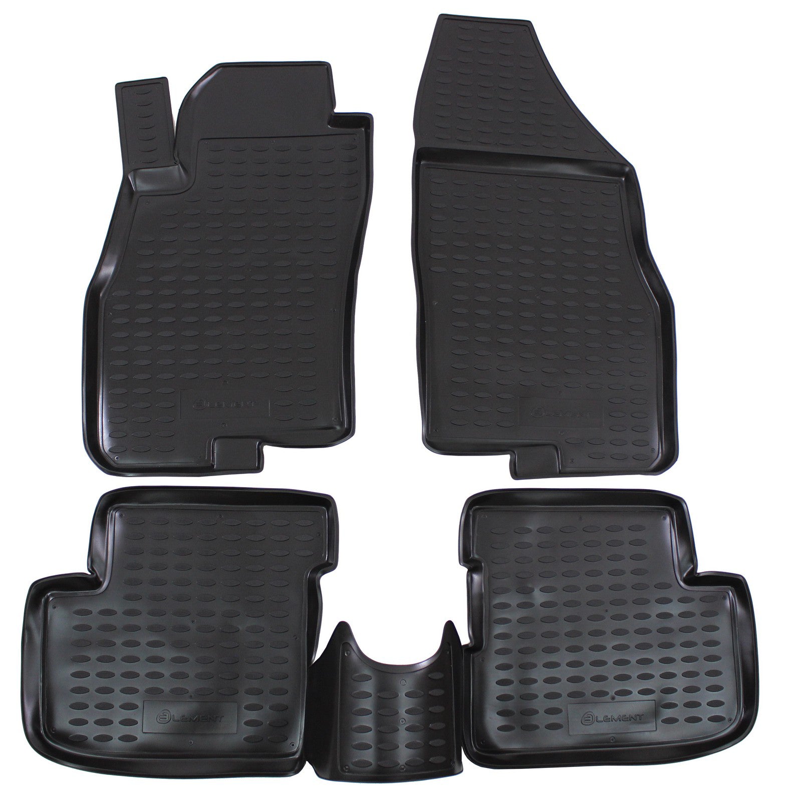 Covorase din cauciuc tip tavita Premium, Fiat Punto, 2005-2018