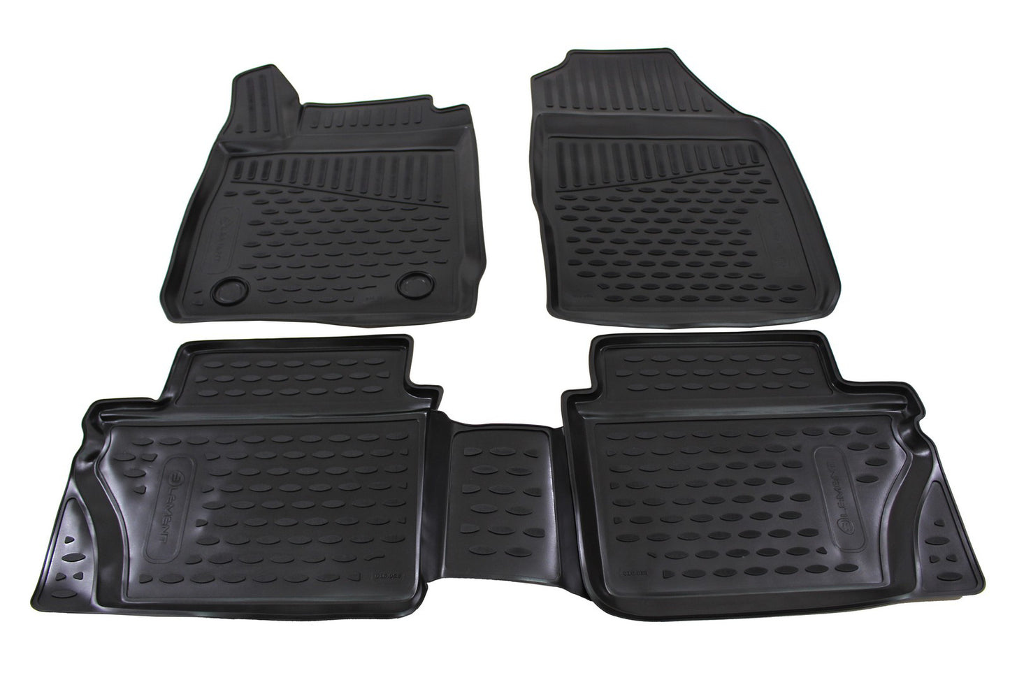 Covorase din cauciuc tip tavita Premium, Ford Fiesta (MK7), hatchback, 2017-