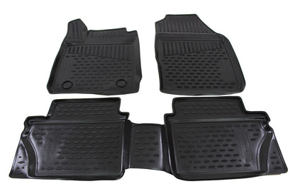 Covorase din cauciuc tip tavita Premium, Ford Fiesta (MK7), hatchback, 2017-