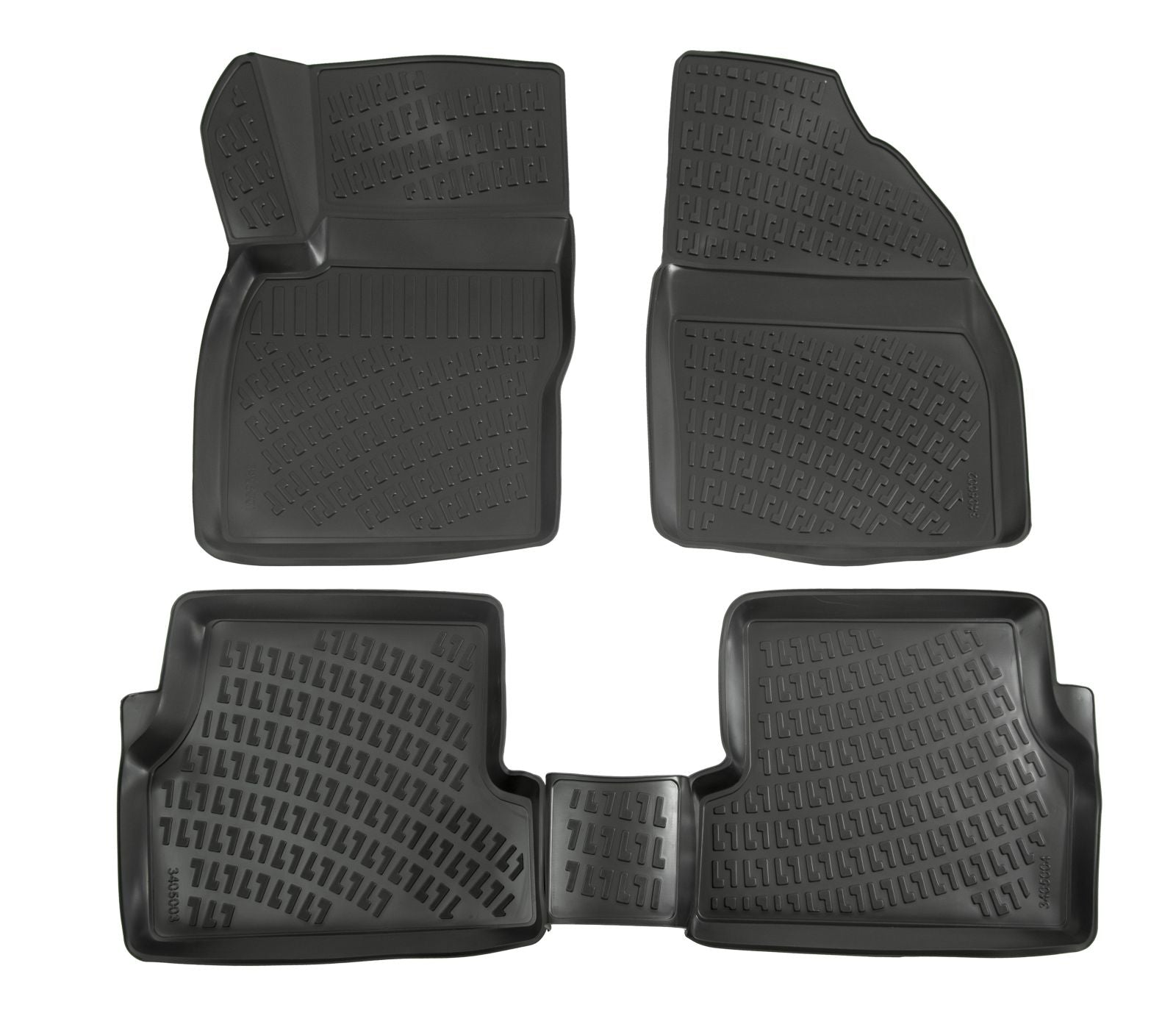 Covorase din cauciuc tip tavita Premium, Ford Focus, 1998-2004