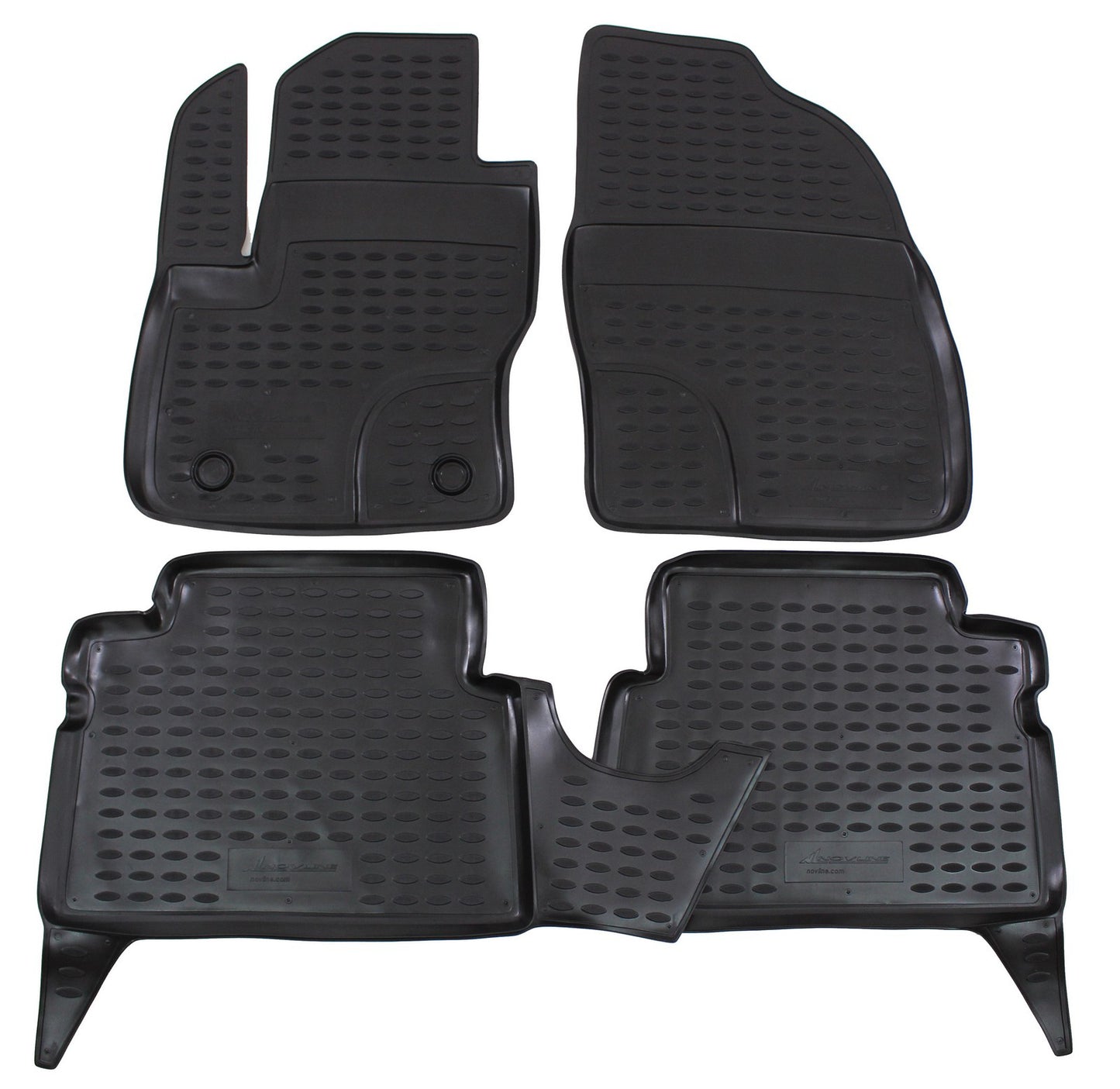 Covorase din cauciuc tip tavita Premium, Ford Focus C-Max, MPV, 2003-2007