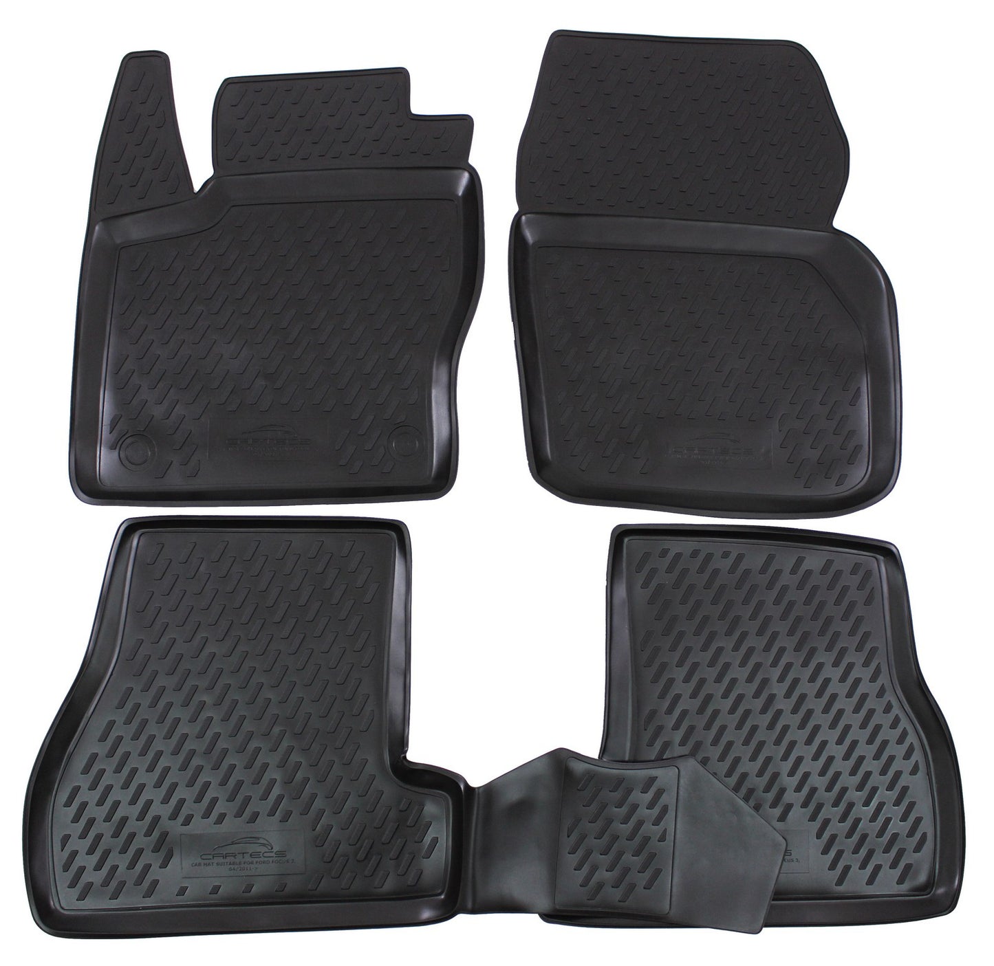 Covorase din cauciuc tip tavita Premium, Ford Focus III, 2011-2015