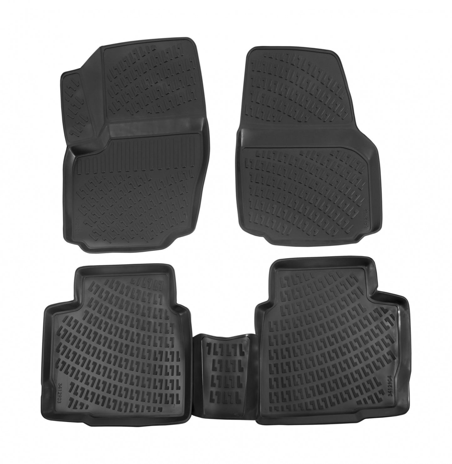 Covorase din cauciuc tip tavita Premium, Ford Mondeo, 2007-2014