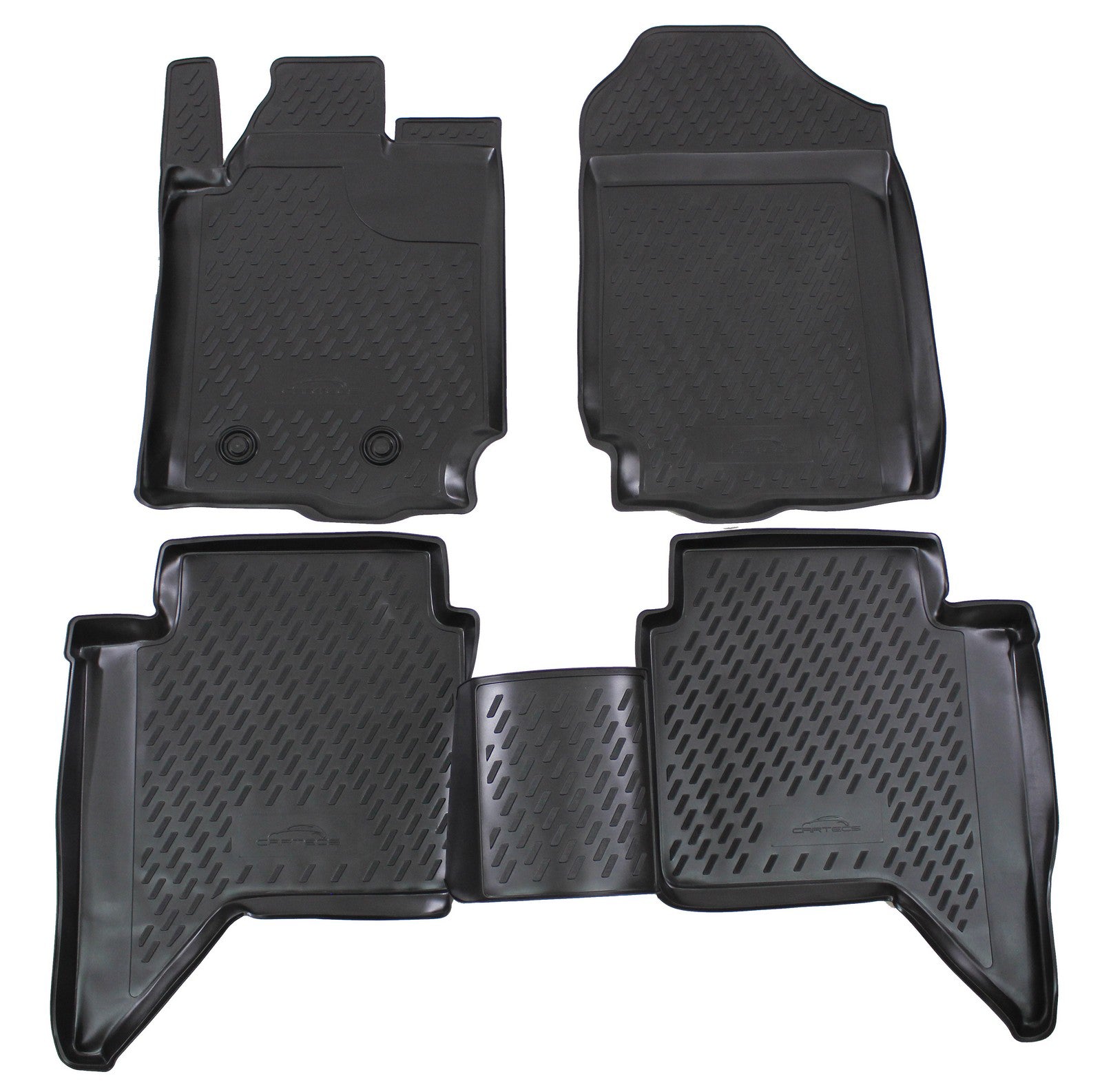 Covorase din cauciuc tip tavita Premium, Ford Ranger, 2011-