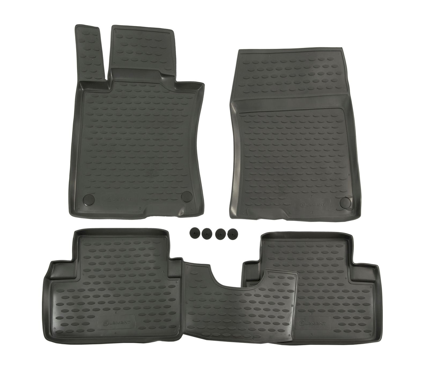 Covorase din cauciuc tip tavita Premium, Honda Accord, 2008-2013