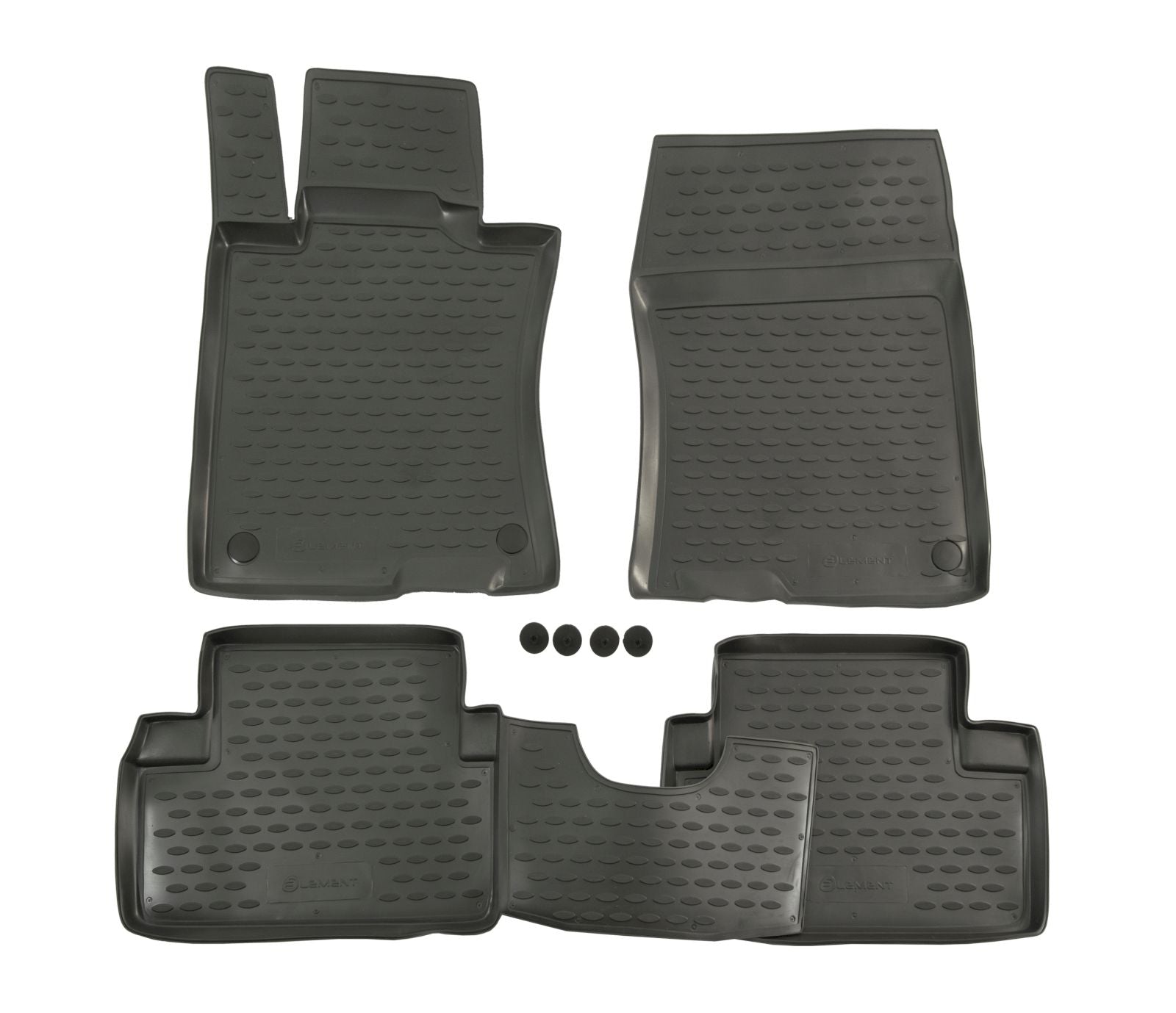 Covorase din cauciuc tip tavita Premium, Honda Accord, 2008-2013