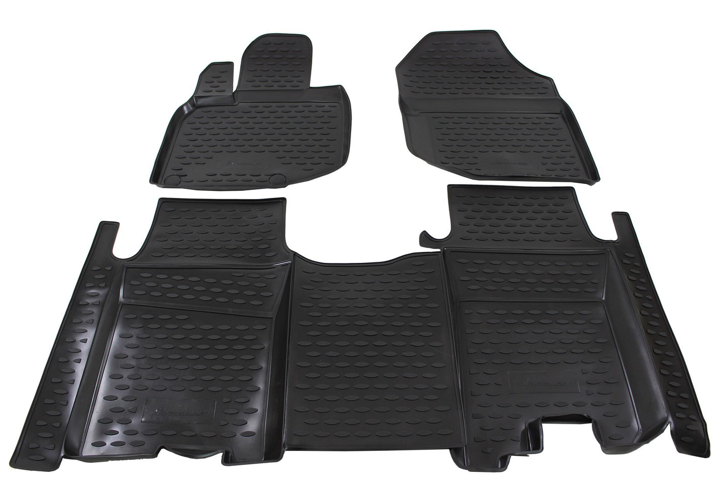 Covorase din cauciuc tip tavita Premium, Honda Jazz, 2009-2014