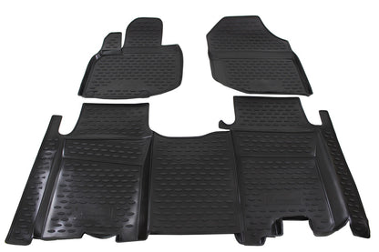 Covorase din cauciuc tip tavita Premium, Honda Jazz, 2009-2014