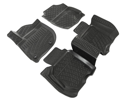 Covorase din cauciuc tip tavita Premium, Honda Jazz, 2013-2020