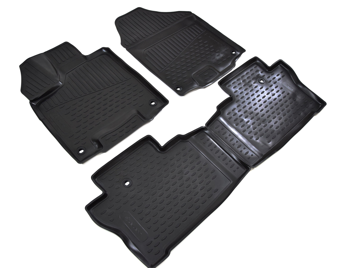 Covorase din cauciuc tip tavita Premium, Honda Pilot, 2016-