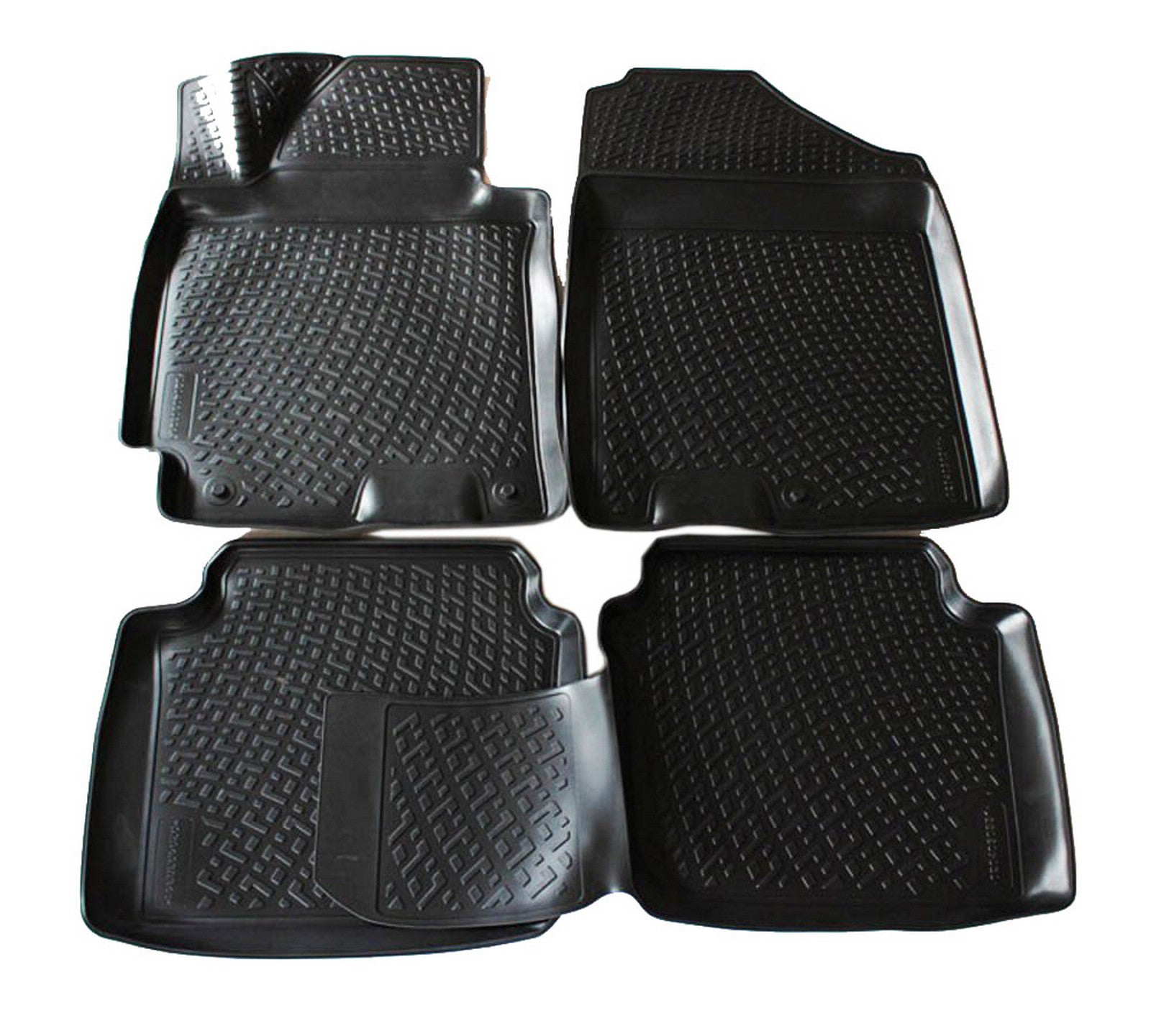Covorase din cauciuc tip tavita Premium, Hyundai Elantra, sedan, 2010-2016
