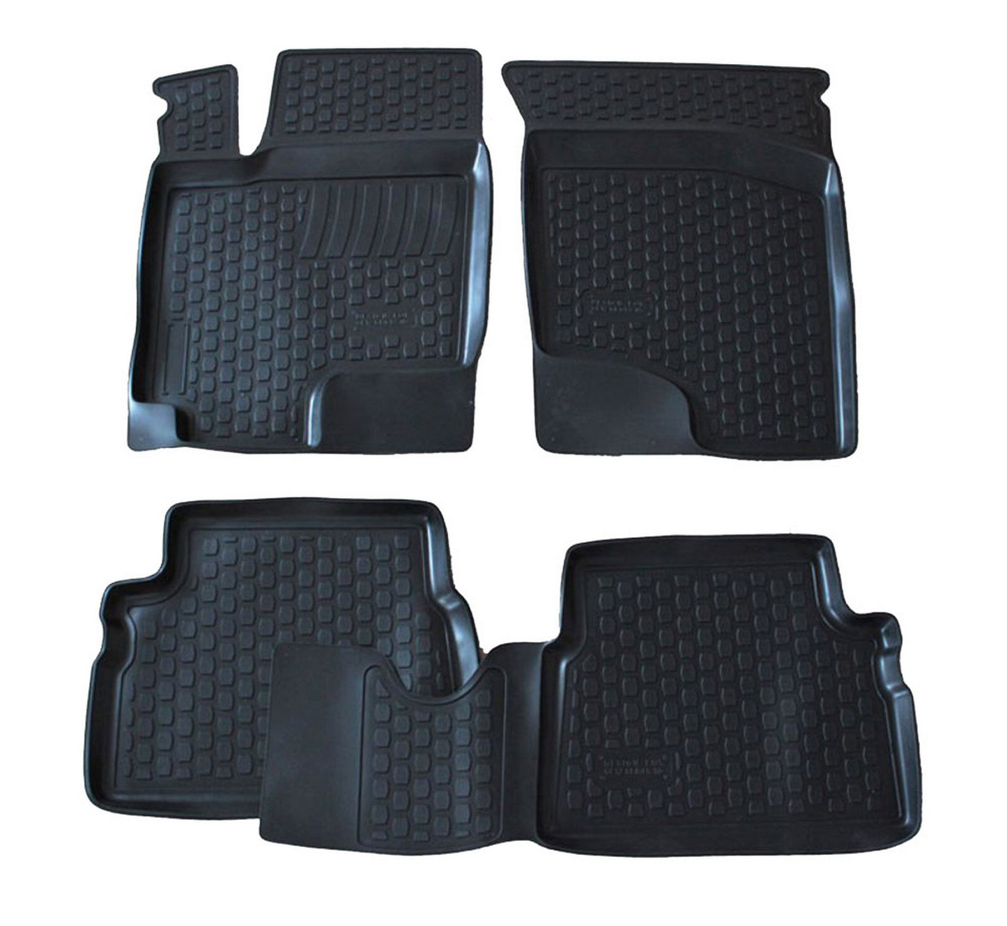Covorase din cauciuc tip tavita Premium, Hyundai Getz, 2002-2011