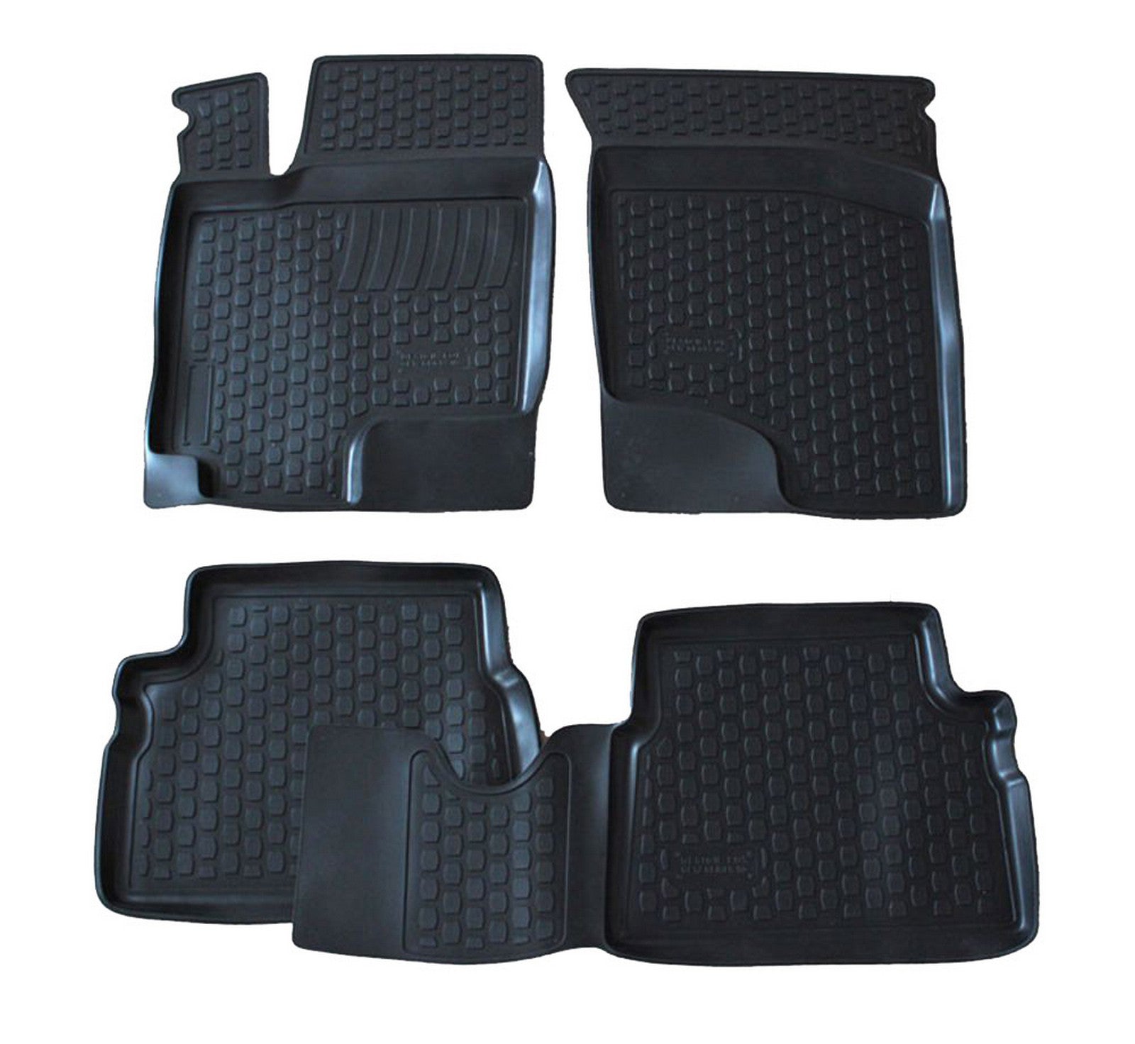Covorase din cauciuc tip tavita Premium, Hyundai Getz, 2002-2011