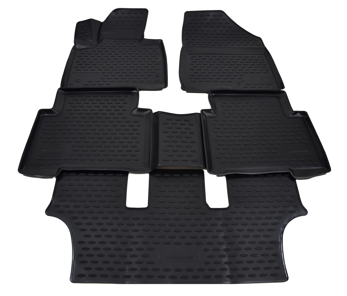 Covorase din cauciuc tip tavita Premium, Hyundai Grand Santa Fe, SUV, 2012-2020
