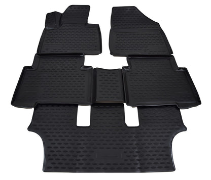 Covorase din cauciuc tip tavita Premium, Hyundai Grand Santa Fe, SUV, 2012-2020
