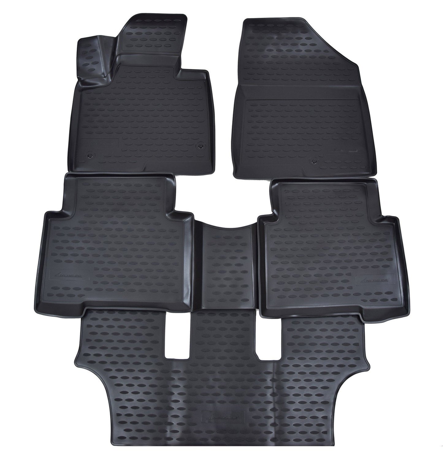 Covorase din cauciuc tip tavita Premium, Hyundai Grand Santa Fe, SUV, 2012-2020
