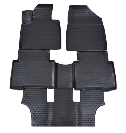 Covorase din cauciuc tip tavita Premium, Hyundai Grand Santa Fe, SUV, 2012-2020