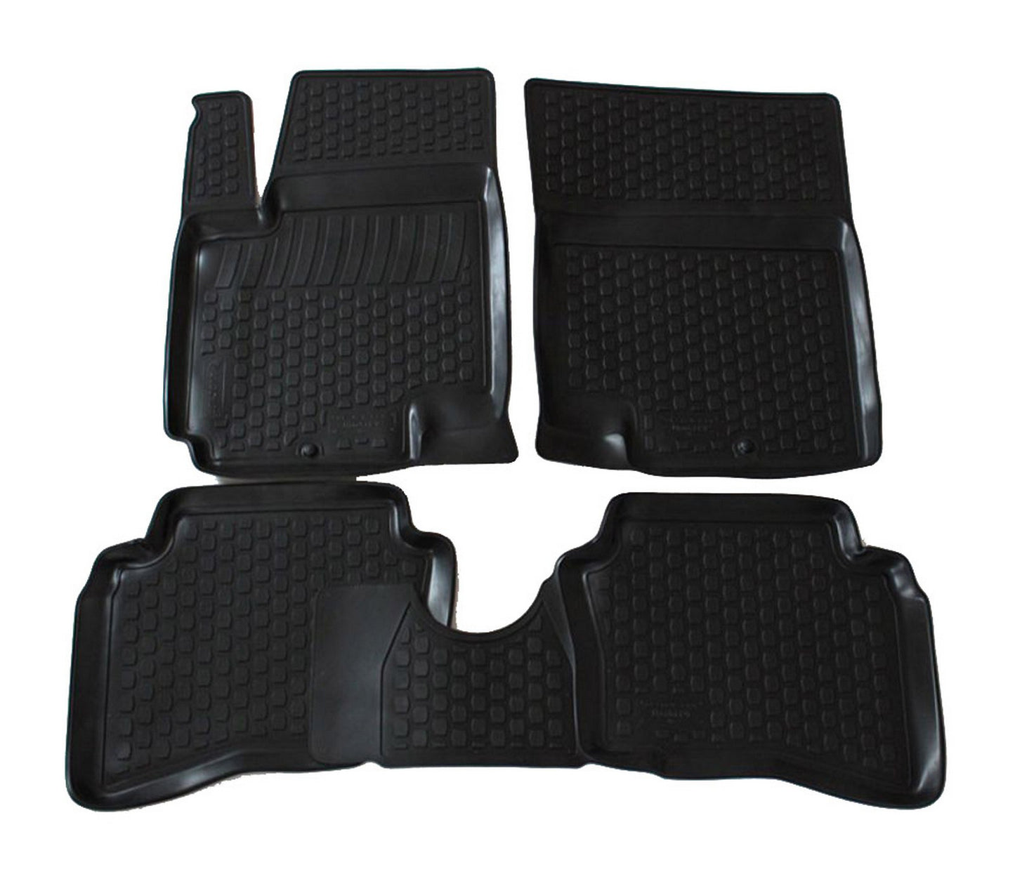 Covorase din cauciuc tip tavita Premium, Hyundai i20, 2008-2014