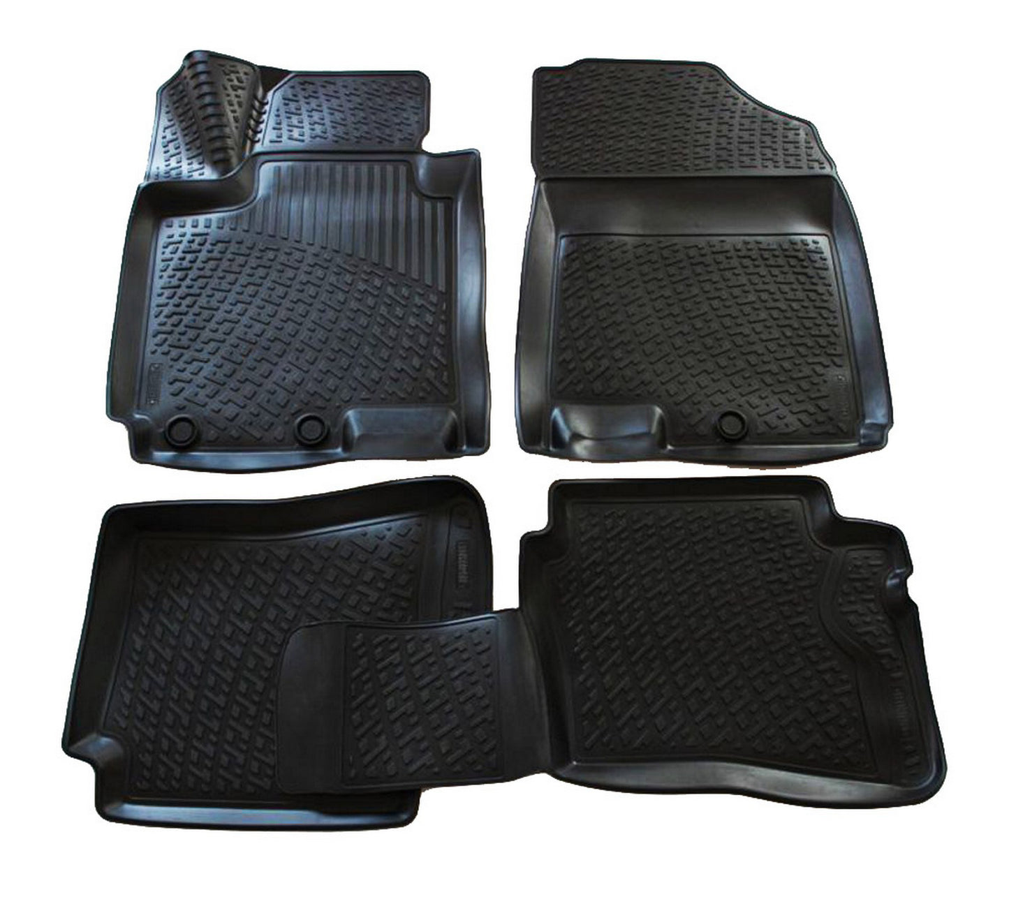 Covorase din cauciuc tip tavita Premium, Hyundai i20, 2014-2020
