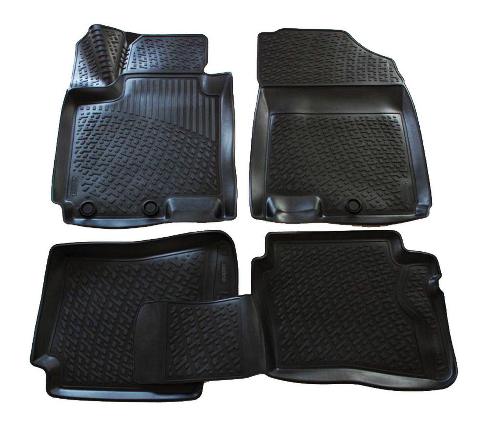 Covorase din cauciuc tip tavita Premium, Hyundai i20, 2014-2020