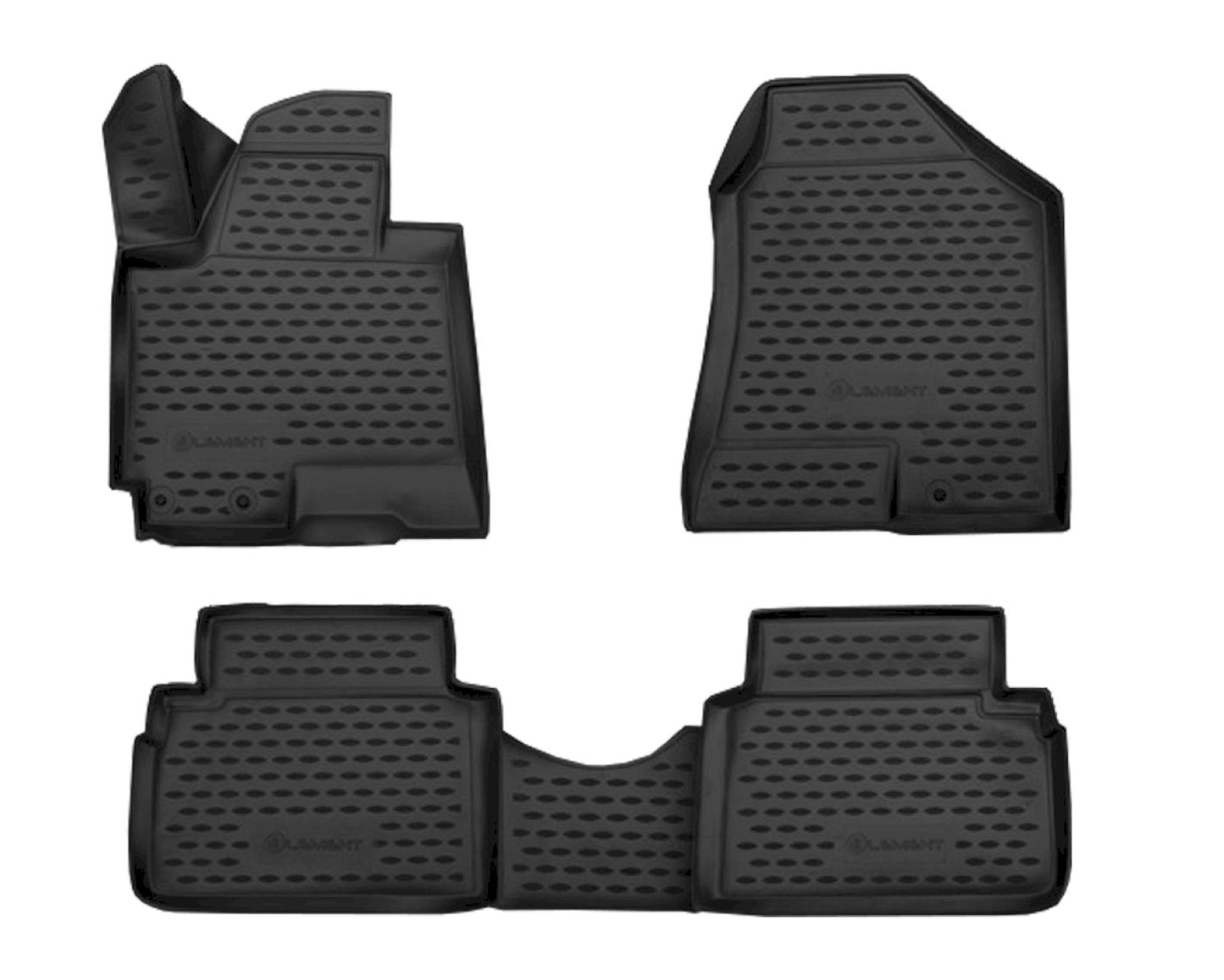 Covorase din cauciuc tip tavita Premium, Hyundai ix35, 2009-2015, SUV, 4 piese
