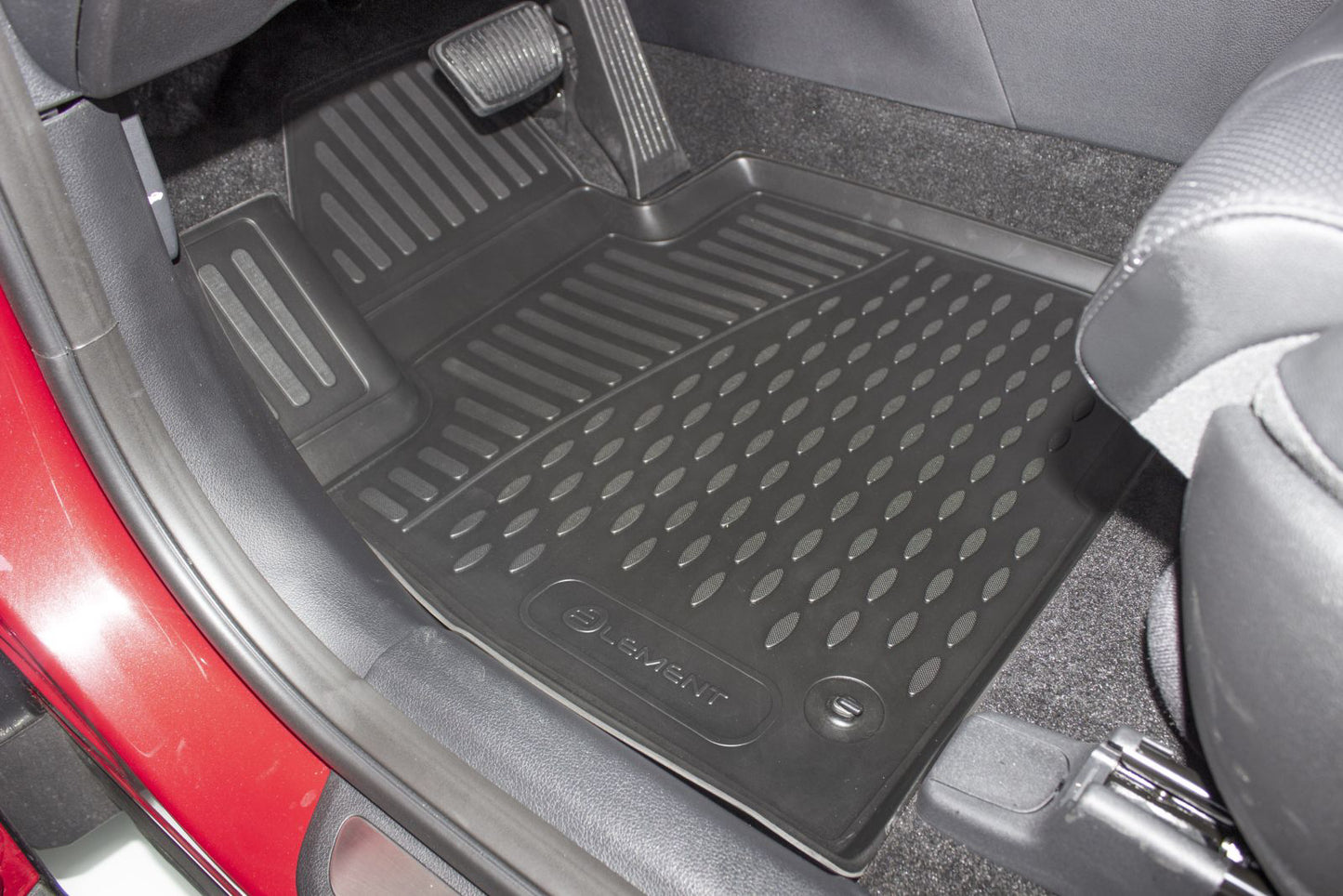 Covorase din cauciuc tip tavita Premium, Hyundai Santa Fe, SUV, 2018-