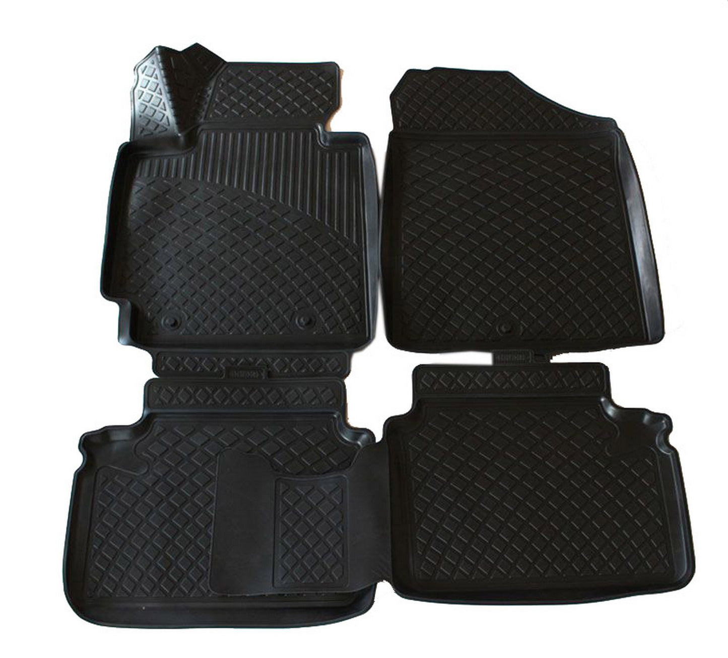 Covorase din cauciuc tip tavita Premium, Hyundai Veloster, 2011-2018