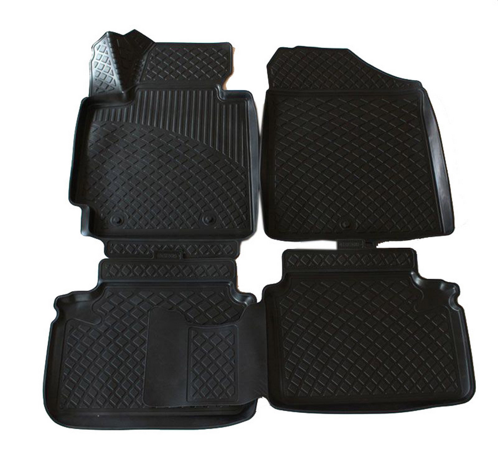 Covorase din cauciuc tip tavita Premium, Hyundai Veloster, 2011-2018