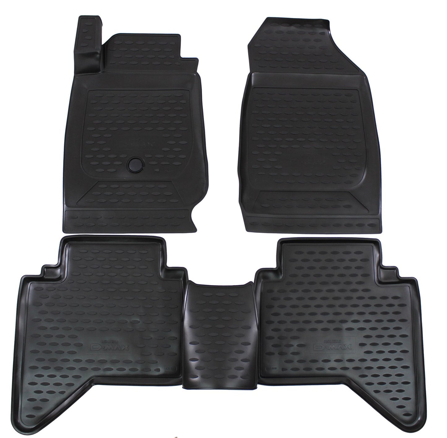 Covorase din cauciuc tip tavita Premium, Isuzu D-Max, 2012-