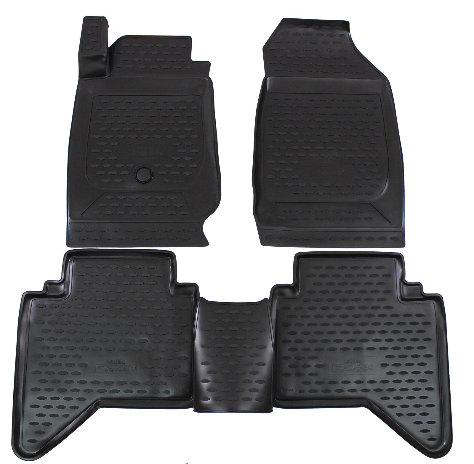 Covorase din cauciuc tip tavita Premium, Isuzu D-Max, 2012-