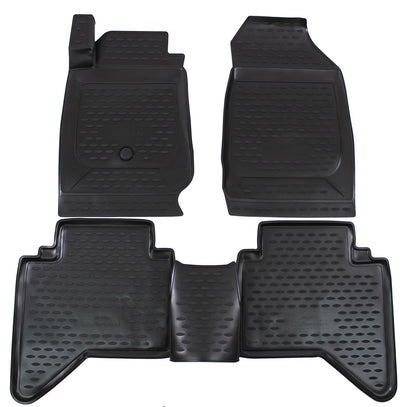 Covorase din cauciuc tip tavita Premium, Isuzu D-Max, 2012-