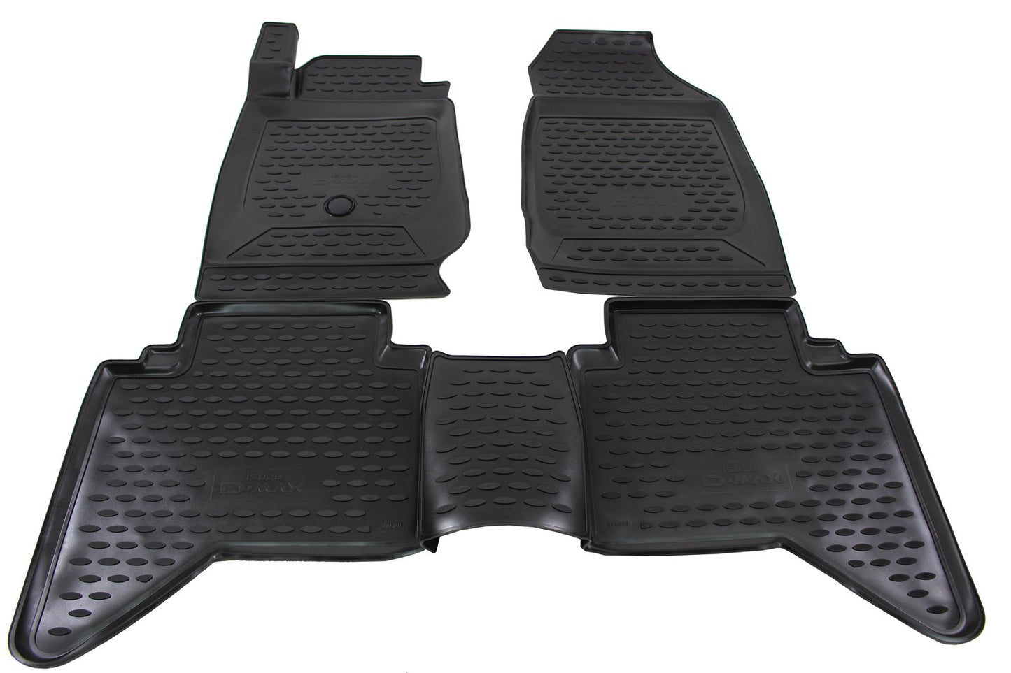 Covorase din cauciuc tip tavita Premium, Isuzu D-Max, 2012-