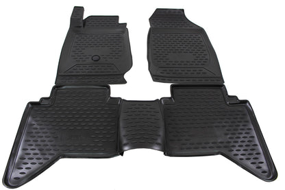 Covorase din cauciuc tip tavita Premium, Isuzu D-Max, 2012-