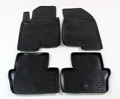 Covorase din cauciuc tip tavita Premium, Jeep Cherokee, 2007-2013