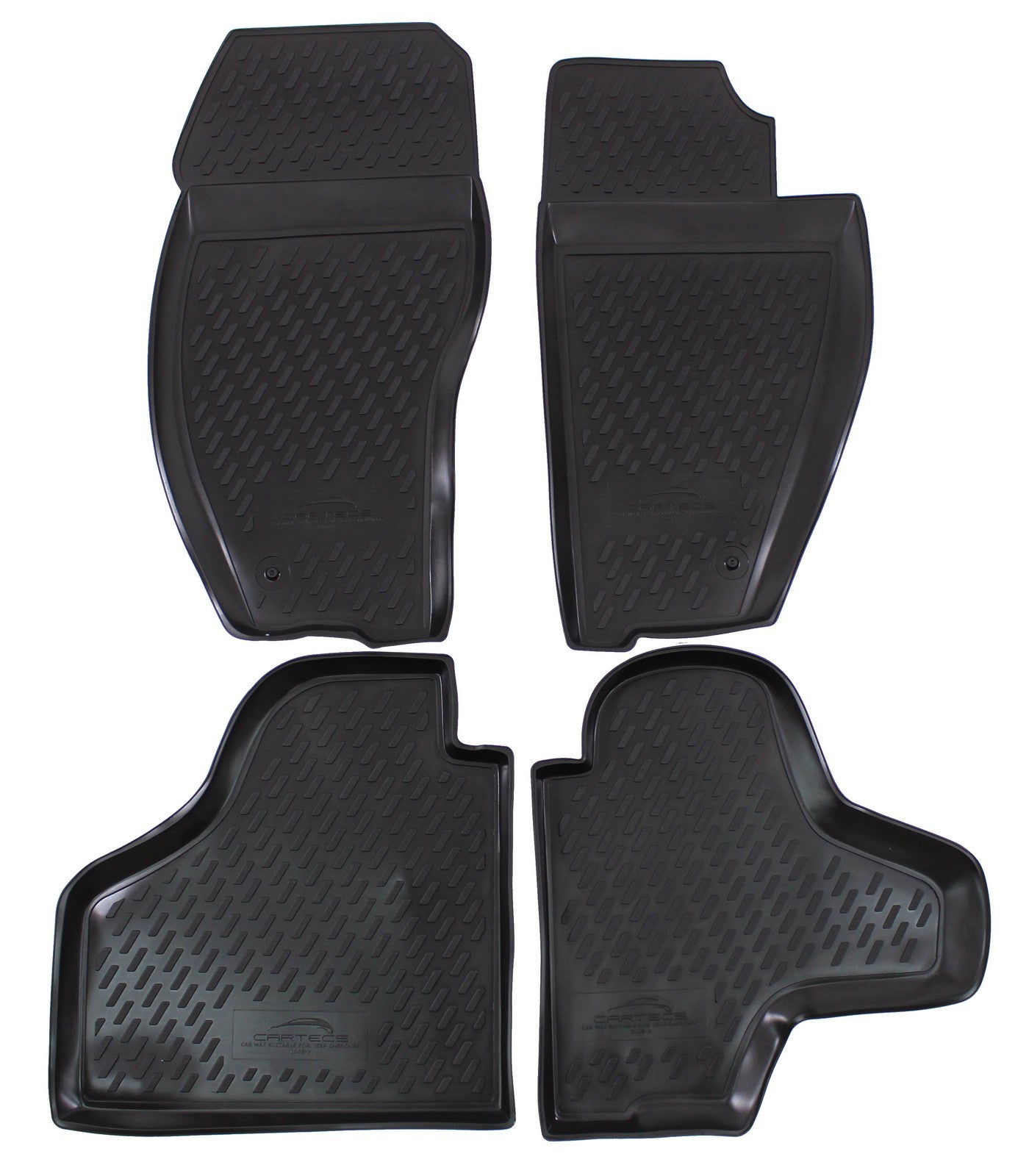 Covorase din cauciuc tip tavita Premium, Jeep Cherokee, 2007-2013