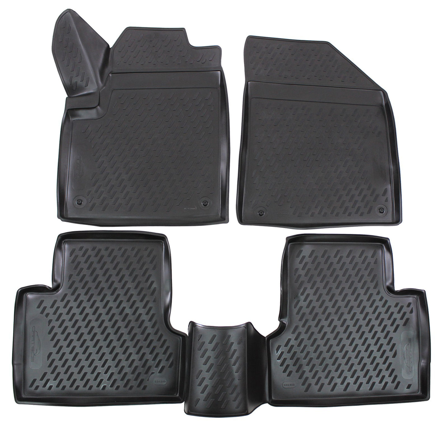 Covorase din cauciuc tip tavita Premium, Jeep Cherokee, 2013-2017