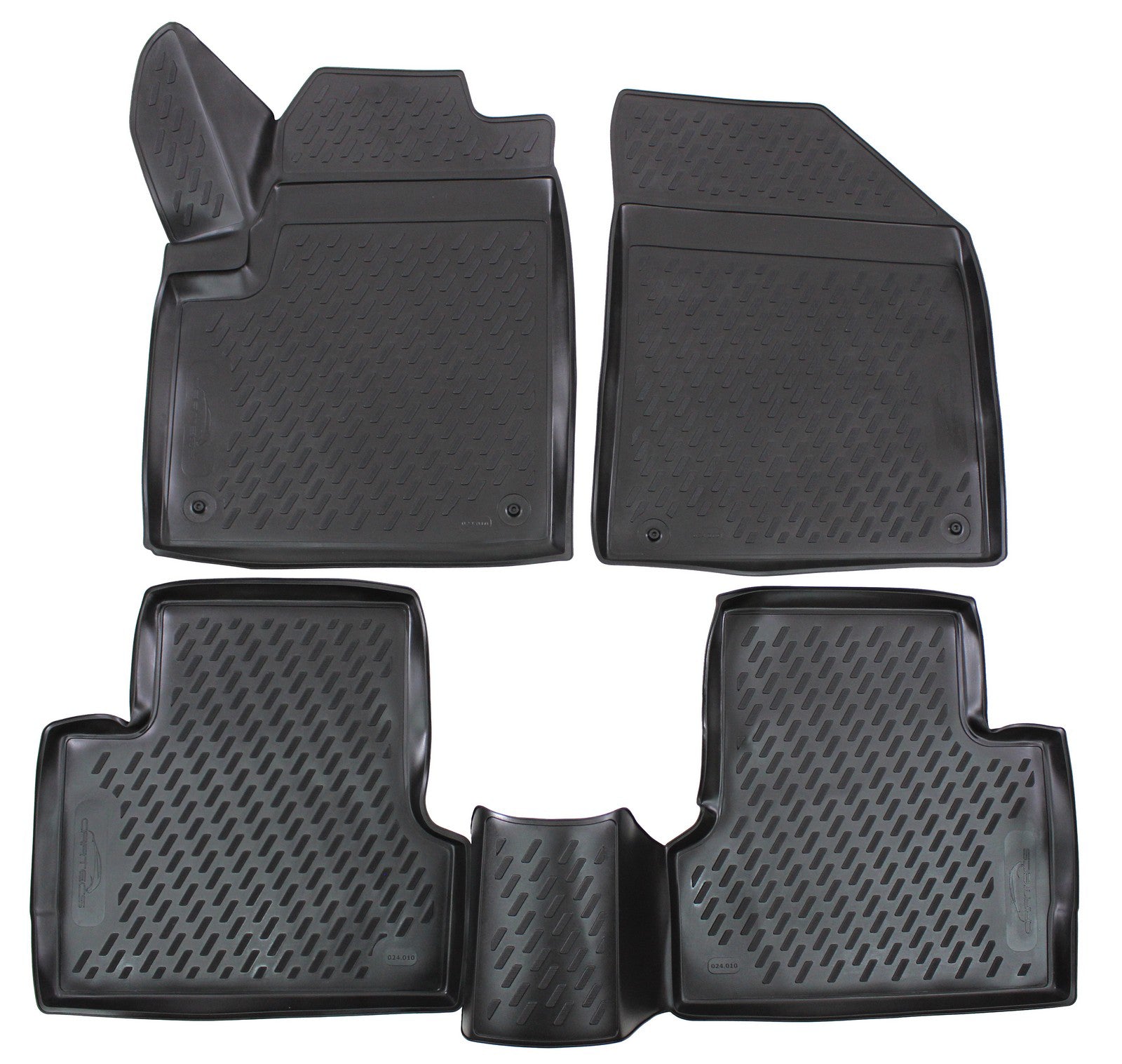 Covorase din cauciuc tip tavita Premium, Jeep Cherokee, 2013-2017